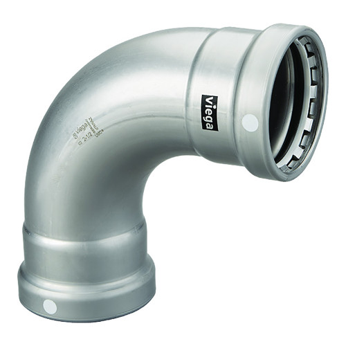 Viega - MegaPress 90" Carbon Steel Elbow - With FKM - Apollo Lighting