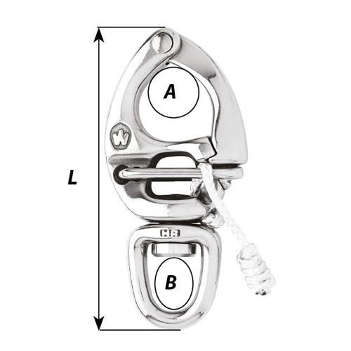 Wichard Mount - HR Quick Release Snap Shackle