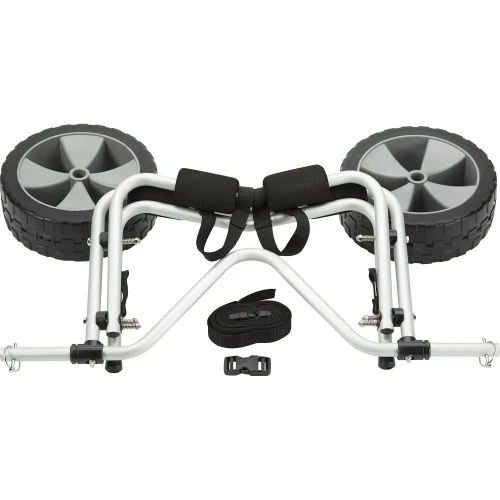 Attwood Marine Kayak & Canoe Carrying Cart, Collapsible, Large-Diameter Wheels, 100 lb Capacity