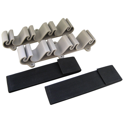 Attwood Marine Vertical Mount Rod Holder, 4-6 Rod Capacity, Rubber Inserts - Apollo Lighting