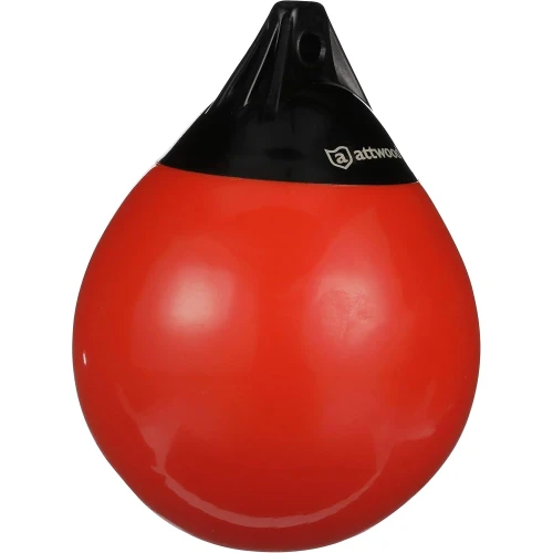 Attwood Marine Anchor Buoy, 9 in Dia., Fluorescent Orange, Marine-Grade Vinyl