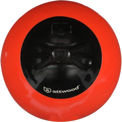 Attwood Marine Anchor Buoy, 9 in Dia., Fluorescent Orange, Marine-Grade Vinyl
