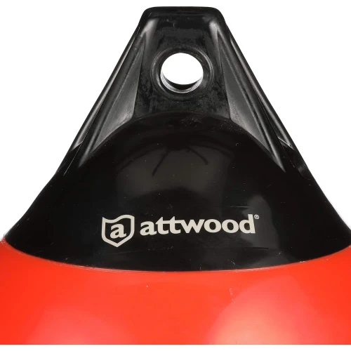 Attwood Marine Anchor Buoy, 9 in Dia., Fluorescent Orange, Marine-Grade Vinyl
