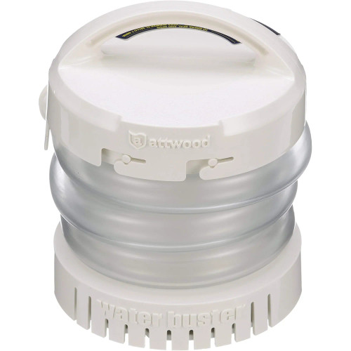 Attwood Marine WaterBuster Portable Submersible Pump, 200 GPH, Battery Powered - Apollo Lighting