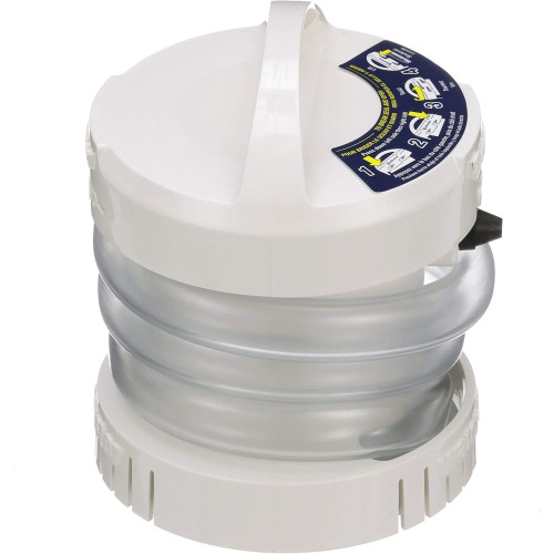 Attwood Marine WaterBuster Portable Submersible Pump, 200 GPH, Battery Powered - Apollo Lighting
