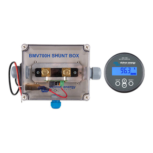 Victron Energy BMV-700H Battery Monitor, 60-385VDC, 500A/50mV Shunt - Apollo Lighting