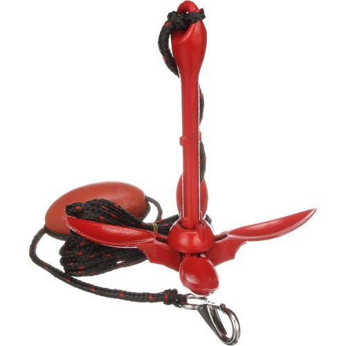 Attwood Marine Grapnel Anchor System, 3.5 lb, 25 ft Rope, Storage Case