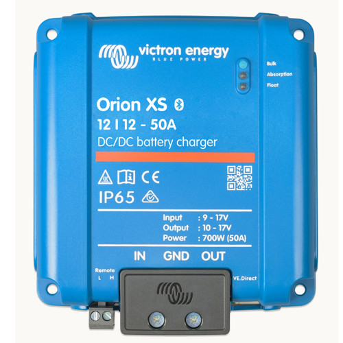 Victron Energy Orion XS Smart 12/12-50A DC-DC Battery Charger, 700W, Bluetooth, VE.Direct, IP65