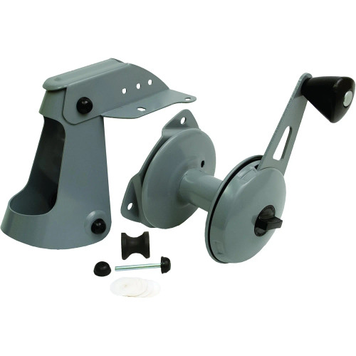 Attwood Marine Anchor Lift System, 12 lb Anchor Capacity, Bow or Stern Mount, Heavy-Gauge Powder-Coated Steel - Apollo Lighting
