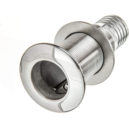 Attwood Marine Stainless Steel Scupper Valve, Barbed, 1-1/2 in Hose