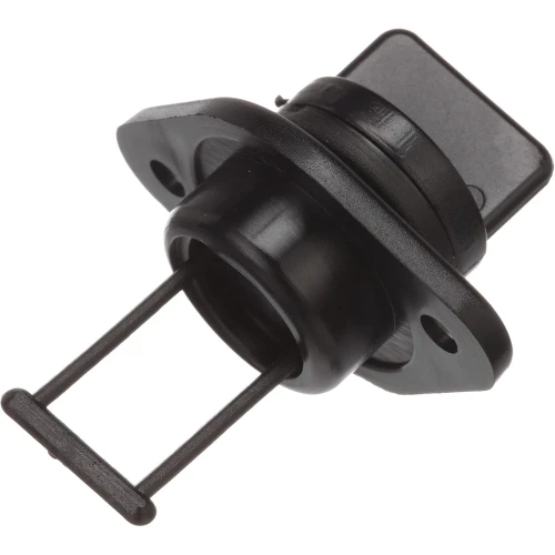 Attwood Marine Drain Plug and Receiver Kit, 3/4 in, Threaded Receiver, Black Plastic