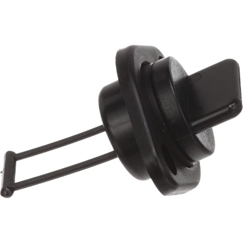Attwood Marine Drain Plug and Receiver Kit, 3/4 in, Threaded Receiver, Black Plastic