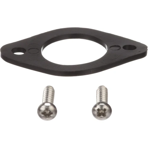 Attwood Marine Drain Plug and Receiver Kit, 3/4 in, Threaded Receiver, Black Plastic