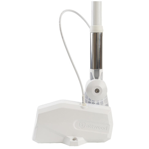 Attwood Marine - PowerBase Antenna - White Powered, Fold-Down Antenna Base - Apollo Lighting