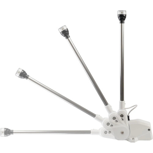 Attwood Marine 6100 Series PowerBase Automated Light Mount, For LightArmor LED All-Round and Masthead Lights, 12V - Apollo Lighting