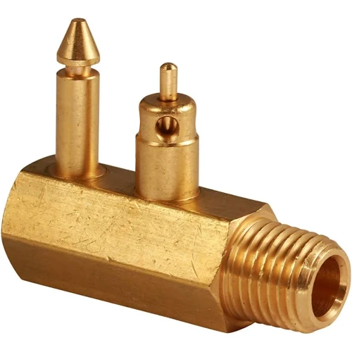 Attwood Marine Fuel Tank Fitting, For Yamaha, 1/4 in NPT Male, Brass