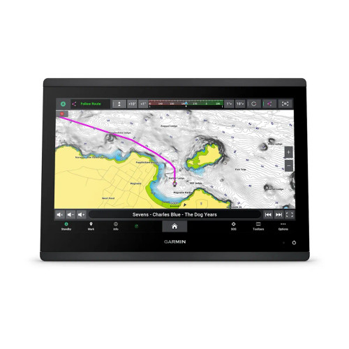 Garmin GPSMAP 1643xsv Chartplotter/Fishfinder, 16 in IPS Touchscreen, Garmin Navionics+ Built-In Charts, Ultra High-Definition SideVü/ClearVü Sonar, 1 kW CHIRP Support, NMEA 2000, Wi-Fi - Apollo Lighting