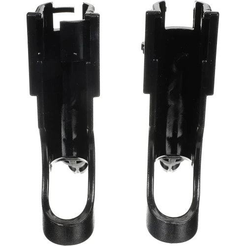 Attwood Marine 2-In-1 Non-Adjustable Side Mount Rod Holders, 2pk, Black