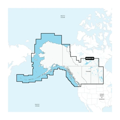 Garmin Navionics Chart, Canada West & Alaska, 1-Year Updates