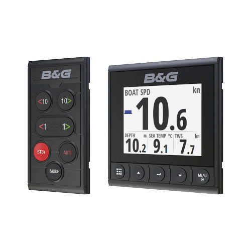 B&G Triton 2 Pilot Controller & Digital Display Pack, 4.1 in Optically Bonded Color LCD, NMEA 2000 Certified - Apollo Lighting