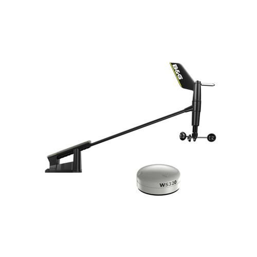 B&G WS320 Wireless Wind Sensor Pack, NMEA 2000, 9-16V, Solar Powered, IPX6/IPX7