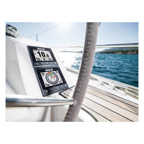 B&G Triton 2 Speed/Depth/Wind System Pack, WS310 Wired Wind Sensor, DST810 Depth/Speed/Temp Transducer, NMEA 2000 Starter Kit, 4.1in Color Display, 20m Mast Cable - Apollo Lighting