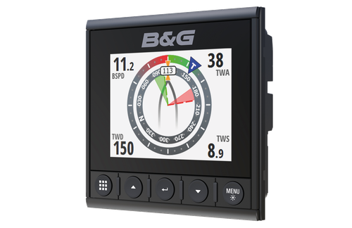 B&G Triton 2 Wireless Speed/Depth/Wind Instrument Pack, 4.1in Color Display, DST810 Thru-Hull Speed/Depth/Temp Transducer, WS320 Wireless Wind Sensor, NMEA 2000 Starter Kit