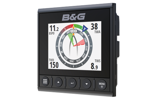 B&G Triton 2 Speed/Depth/Wireless Wind Instrument Pack, Dual 4.1 in Color Displays, DST810 Transducer, WS320 Wind Sensor, NMEA 2000 Starter Kit