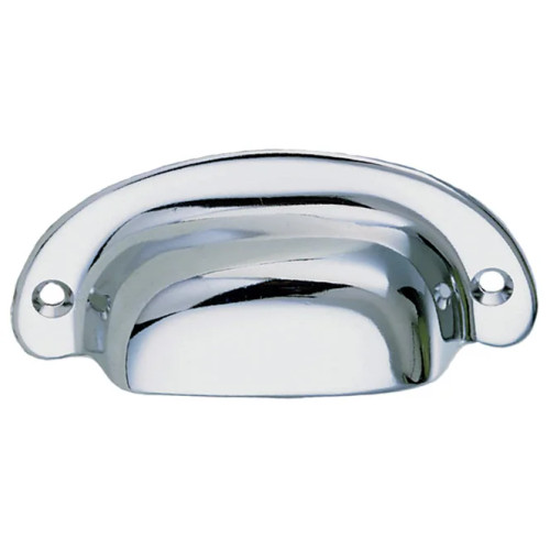 Perko Surface Mount Drawer Pull, Chrome-Plated Zinc Alloy, 3-7/16 in Wide - Apollo Lighting