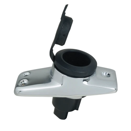 Perko 1059 Plug-In Pole Light Base, For 1343, 1348, 1400, 1451 and 1470 Series, 2-Pin, 16 Degree Rake