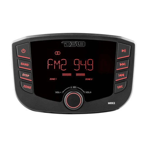 DS18 - Marine Stereo - With AM/FM/BT, 2 Zone