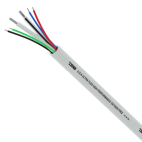 DS18 - Marine Tinned OFC Speaker Wire - 100" Spool, 18GA RGB Wire, with 16GA