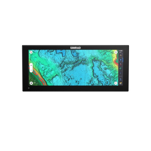 Simrad NSX Ultrawide GPS Chartplotter/Fishfinder, SolarMAX IPS Touchscreen, NMEA 2000, Wi-Fi, C-MAP Discover X Chart Card
