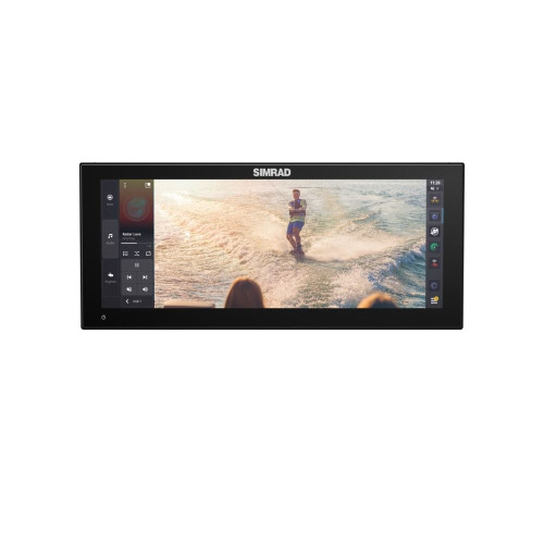 Simrad NSX Ultrawide GPS Chartplotter/Fishfinder, SolarMAX IPS Touchscreen, NMEA 2000, Wi-Fi, C-MAP Discover X Chart Card