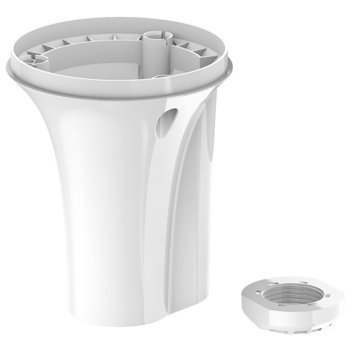 Garmin MSC 10 Marine Satellite Compass Pole Mount, 1 in OD Pipe-Threaded, NMEA 2000 Cable Routing