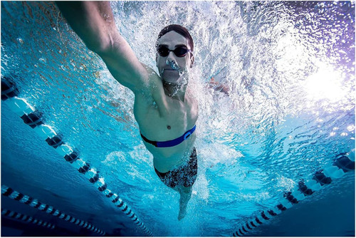 Garmin HRM-Swim Heart Rate Strap, Stores HR Underwater, 5 ATM, ANT+