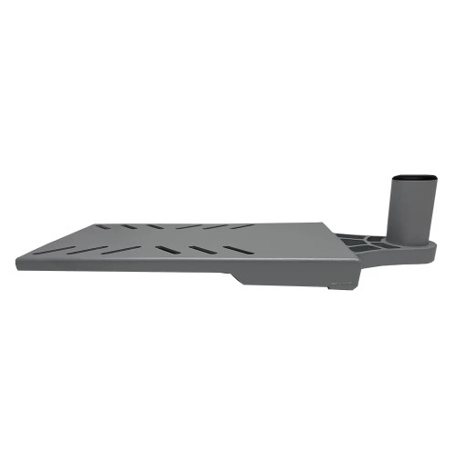 TACO Marine ShadeFin Mini Swivel Seat Mount, For Standard 4-Screw Swivel Seats, 6061 Aluminum, Misty Silver Finish - Apollo Lighting
