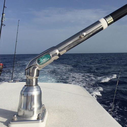 TACO Marine Grand Slam 380-LE Outrigger Mount Pair, For 1-1/2 in Outriggers, 25-40 ft Boats