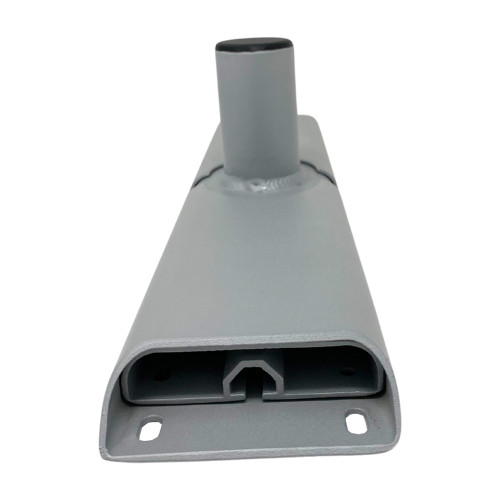 TACO Marine ShadeFin Mini Kayak Mount, For Sit-on-Top Kayaks, YakAttack GearTrac Compatible, 26.75 in Adjustable Base, Powder-Coated Aluminum, Misty Silver Finish