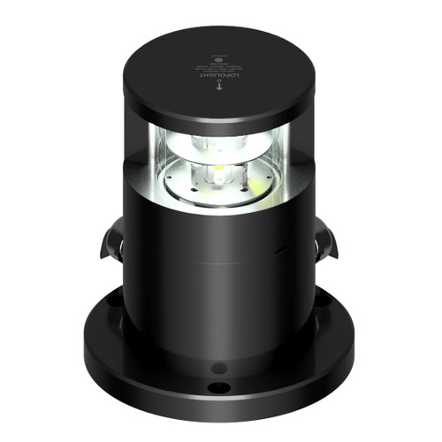 Lopolight PRO Ice-Class Double LED Navigation Light, 19-32 VDC, IP68, 25W De-Icing Heater, Horizontal Mount - Apollo Lighting