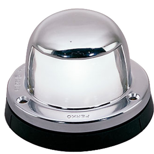 Perko Horizontal Mount Stern Light, 12V, 2 NM, Stainless Steel Top