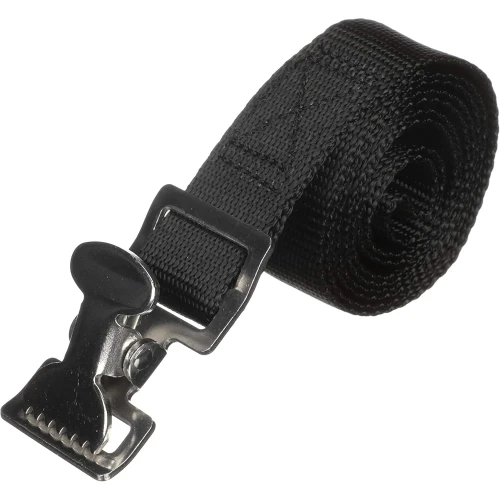Attwood Marine Fuel Tank Strap Set, 1 in White Nylon Strap, Quick-Release Buckle, Footman Loops