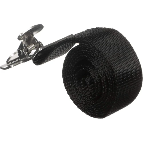 Attwood Marine Fuel Tank Strap Set, 1 in White Nylon Strap, Quick-Release Buckle, Footman Loops