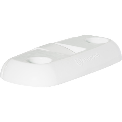 Attwood Marine Fold-Down Dock Cleat, Aluminum, White Finish - Apollo Lighting