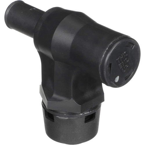 Attwood Marine 90-Degree P-Trap Fuel Tank Vent, 5/8 in ID Hose, 3/4 in Install Hole, 9/16 in Max Hull Thickness, ABYC - Apollo Lighting