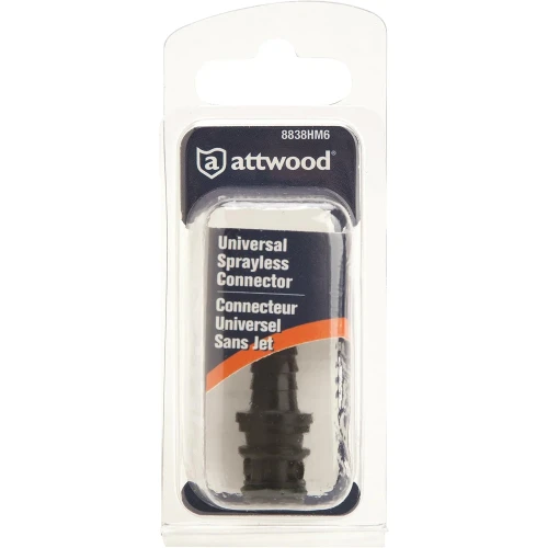 Attwood Marine Universal Sprayless Fuel Line Connector, Check Valves