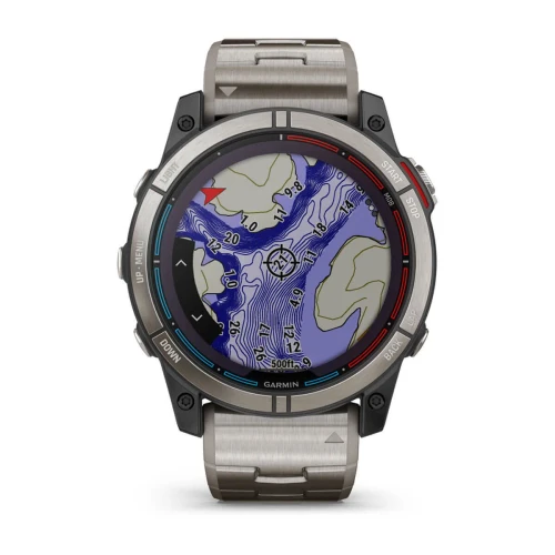 Garmin Quatix 7 Series Marine GPS Smartwatch, For Compatible Garmin Chartplotters, Autopilot and Fusion Control, 10 ATM