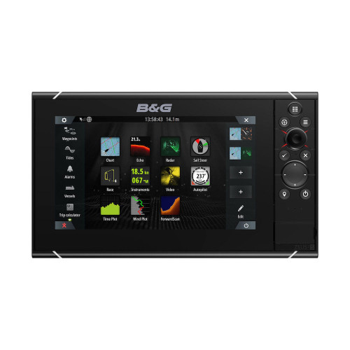 B&G Zeus 3S Multifunction Display, IPX6/IPX7, NMEA 2000, Touchscreen and Keypad, Wi-Fi