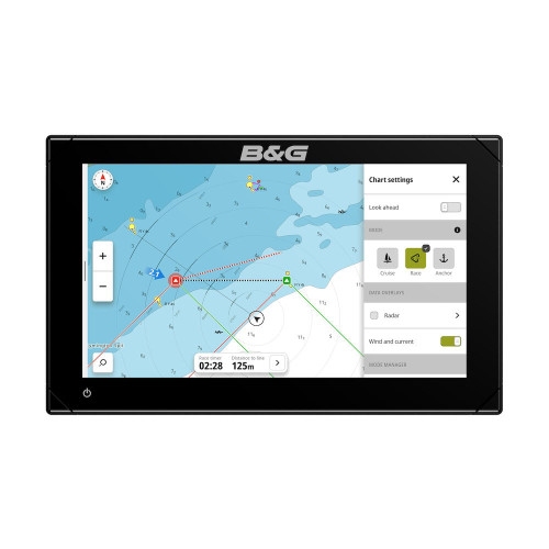 B&G Zeus S Chartplotter/Fishfinder, SolarMax IPS Touchscreen, CHIRP Sonar, NMEA 2000, Wi-Fi, Ethernet, IPX6/IPX7