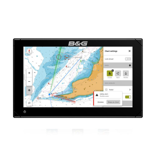 B&G Zeus S Chartplotter/Fishfinder, SolarMax IPS Touchscreen, CHIRP Sonar, NMEA 2000, Wi-Fi, Ethernet, IPX6/IPX7